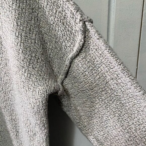 Olivia Sky teddy sweater tunic top, long roll up sleeve XL - Picture 3 of 12